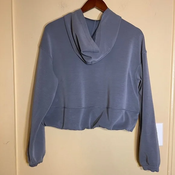 lululemon athletica Gray Hooded Jacket